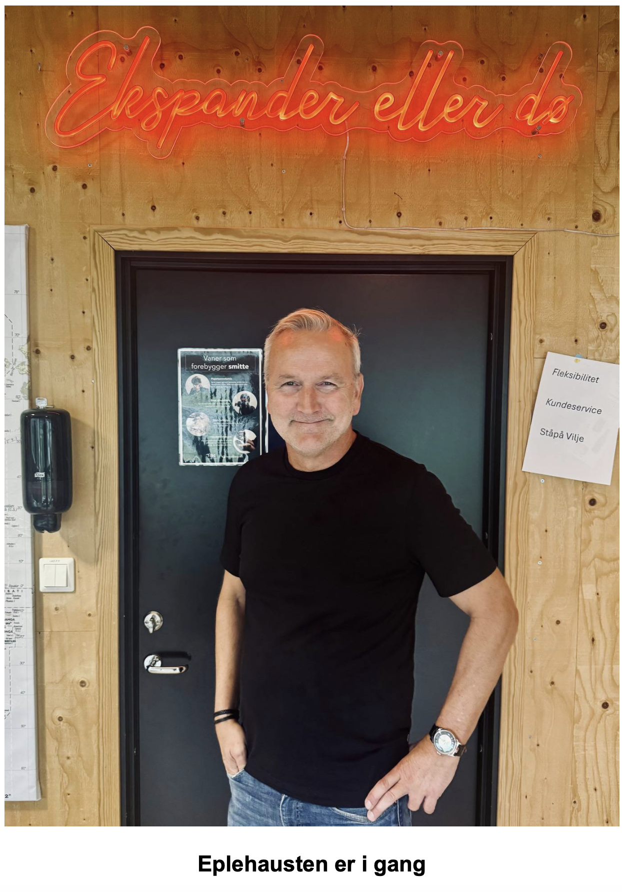 Eplehausten er i gang